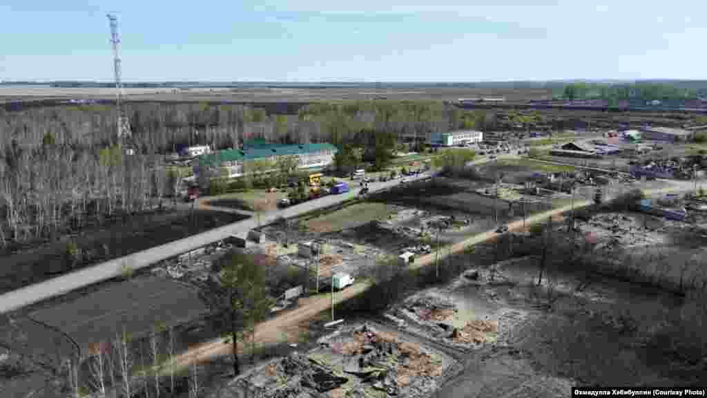 Эчкен авылы янгыннан соң