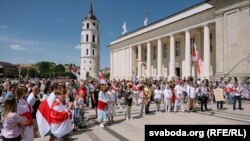 Акція солідарності з білоруськими політв’язнями. Вільнюс, травень 2023 року