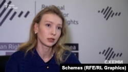 Юристка Регіонального центру прав людини (RCHR) Катерина Рашевська