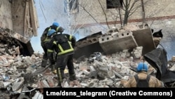 Наслідки російського обстрілу, Нью-Йорк, донецької області, 15 січня 2024 року. Фото ілюстративне