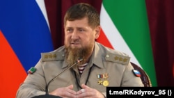 Глава Чечни Рамзан Кадыров. Скриншот из видео, опубликованного в официальном телеграм-канале главы Чечни 25 июня 2024 года