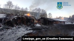 Наслідки обстрілів Сумщини силами РФ, 13 січня 2024 року, фото ілюстративне