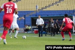 Штефан Тарковичтин жетегинде улуттук курама CAFA NATIONS CUP-2023 эл аралык мелдешине катышып, төртүнчү орунду ээледи. Ташкент шаары. Июнь, 2023-жыл.