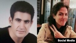 عاتکه رجبی و فرزاد صفی خانپور