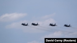 Архивна снимка на руски изтребители МиГ-29