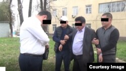 Шектүүнү кармоо учуру. Сүрөт УКМКдан алынды. 