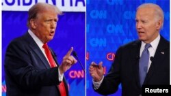 ԱՄՆ գործող նախագահ Ջո Բայդեն, ԱՄՆ նախկին նախագահ և նախագահի թեկնածու Դոնալդ Թրամփ, արխիվ