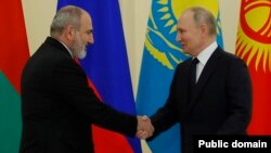 Հայաստանի վարչապետ Նիկոլ Փաշինյանի և Ռուսատանի նախագահ Վլադիմիր Պուտինի հանդիպումը Սանկտ Պետերբուրգում, 25-ը դեկտեմբերի, 2023թ․