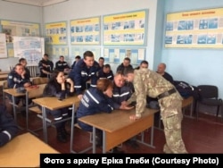 Навчання з основ надання домедичної допомоги для працівників ДСНС України в Закарпатській області, квітень 2017 року