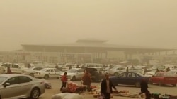 Diňle: Daşoguzda ýene güýçli tozanly ýel turdy