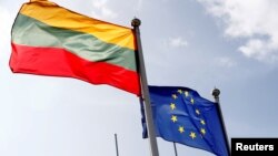 Сьцягі Літоўскай Рэспублікі і Эўразьвязу