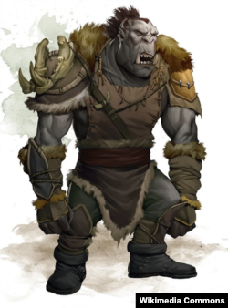 Зображення орка з «Володаря кілець» Джона Толкіна.