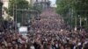 Serbia's third protest against violence in Belgrade