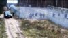 Адзін зь міграцыйных інцыдэнтаў на мяжы Беларусі і Літвы, архіўнае фота