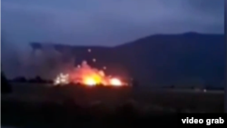 Ղրիմում զինամթերքի պահեստի հրդեհը, 19-ը հուլիսի, 2023թ.