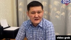 Duman Muhametkarim was arrested in June 2023 over an online interview he did with a fugitive banker and outspoken government critic. (file photo)