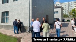 Иш Биринчи май райондук сотунда каралып жатат. 14-август, 2023-жыл. 