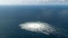 Gas leaks from the Nord Stream 2 pipeline in the Baltic Sea after it was damaged by an underwater explosion in September.