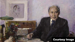 Абрам Черкасский. «Портрет Мухтара Ауэзова»