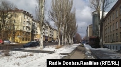 Донецьк в окупації. Зима 2022 року, центр міста