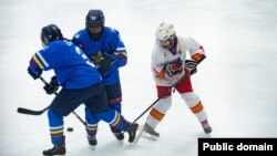 Кыргызстандын жана Филиппиндин хоккей боюнча кыз-келиндер курама командаларынын беттеши. Бишкек.  24-март, 2024-жыл. 