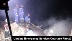 Ռժիշչևը ռուսական հրթիռակոծությունից հետո