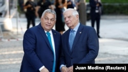 Виктор Орбан и Жозеп Боррель