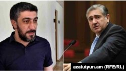 Պատգամավորներ Վիլեն Գաբրիելյանը (ձախից) և Արթուր Խաչատրյանը (աջից)