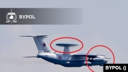 А-50 ռուսական հետախուզական օդանավը, որը, ենթադրաբար, վնասվել է Մաչուլիշչիի օդակայանում, արխիվ