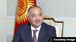 Кыргызстандын Жогорку Кеңешинин төрагасы Нурланбек Тургунбек уулу.