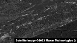 Інститут вказує на те, що підрозділи 810-ї бригади прибули до району Кринок на початку жовтня (ілюстраційне супутникове фото Кринок)