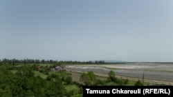 Потенційне місце для глибоководного порту в Анаклії на чорноморському узбережжі Грузії 