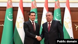 Эмомали Рахмон и Сердар Бердымухамедов, Душанбе, 10 мая 2023 года