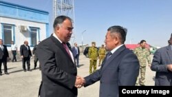 Абдикарим Алимбаев жана Раджоббой Ахмадзода. 13-сентябрь. 2023