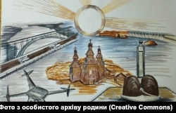 Робота Ірини Ждан на конкурс. Фото надала викладачка з малювання