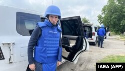 Рафаэль Гросси Украинадагы Запорожье атомдук станциясына барган учуру. 15-июнь, 2023-жыл.