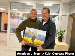 Головнокомандувач ЗСУ Валерій Залужний (ліворуч) і його тодішній спеціальний радник, ветеран збройних сил США Ден Райс