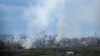 Дим над Бахмутом, 22 квітня 2023 року
