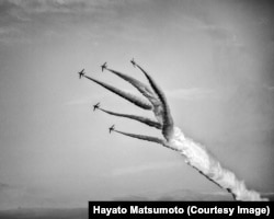 Снимок авиашоу, сделанный Хаято Мацумото. Без даты