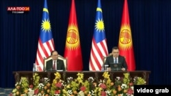 Кыргыз Республикасынын президенти Садыр Жапаров жана Малайзиянын премьер-министри Анвар Ибрагим. 15-май, 2024-жыл