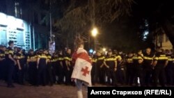Протесты в Тбилиси против закона об иностранных агентах