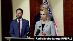 Посол США Бріджит Брінк. Візит двопартійної делегації Конгресу США. Київ, 9 лютого 2024 року