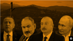 Կոլաժը՝ «Ազատության» ադրբեջանական ծառայության