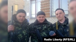 Микола Русецький з товаришами по службі