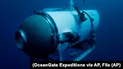 OceanGate Expeditions компаниясы 2021-жылы тараткан "Титан" суу алдына сүзүүчү аппараттын сүрөтү. 