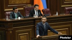 ԱԺ փոխնախագահ Ռուբեն Ռուբինյանը ելույթ է ունենում խորհրդարանում, 11-ը հունիսի, 2024թ.