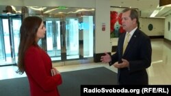 Деніел Райс, радник Залужного, президент Американського університету в Києві. Київ, 16 березня 2023 року