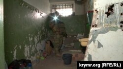 Одна з підвальних камер в Херсонському управлінні поліції, яку, як встановили правоохоронці, облаштували окупанти для утримання українців. Ілюстраційне фото