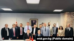 Кыргызстандын делегациясы менен Түркиянын өкүлдөрүнүн жолугушуусу. 19-апрель, 2024-жыл.