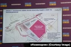 Проєкт зонування Національного військового меморіального кладовища, представлений весною 2023 року